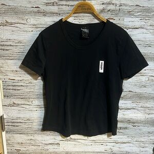 Adidas black short style shirt size medium